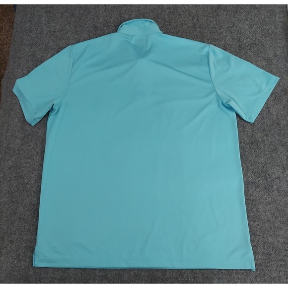 Callaway Golf Shirt‎ Mens XL Blue Opti Dry Stripes Short Sleeve Performance Polo - Picture 3 of 10